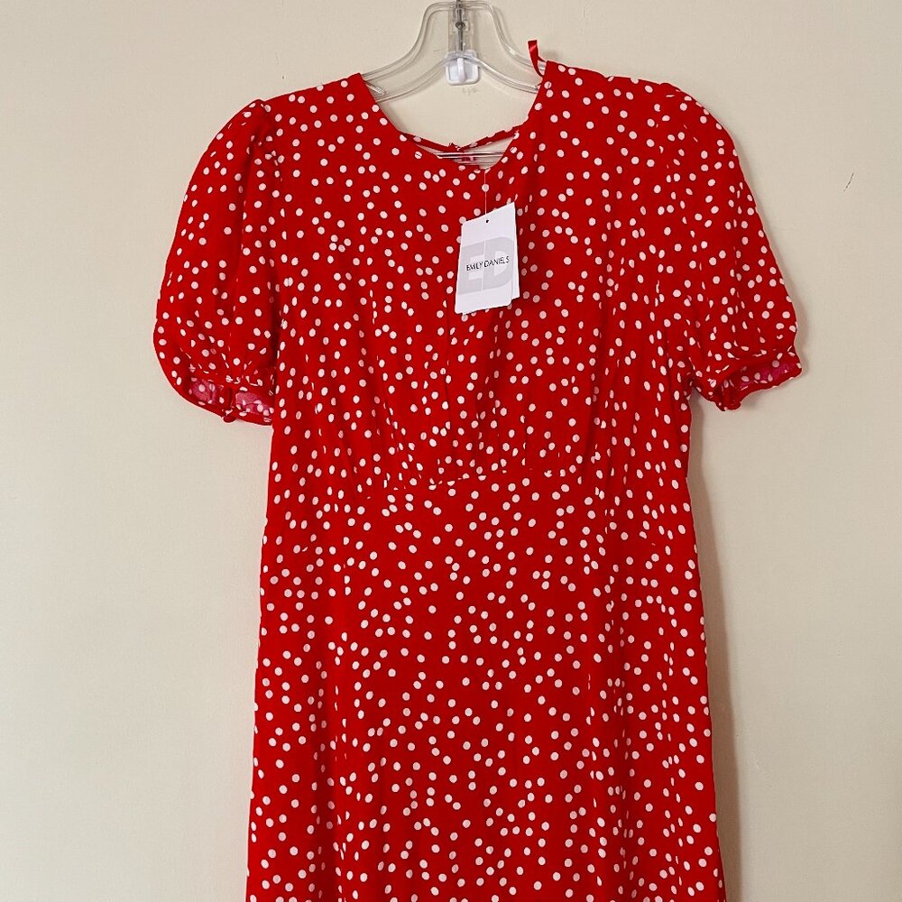 Emily Daniels Red polka dot dress - Picture 5 of 12